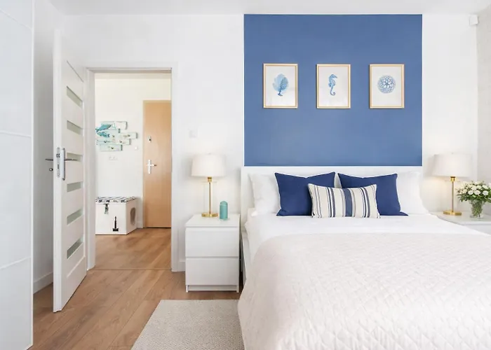 Bursztynowa Sopocka Przystan Z Wanna By - 300 M Do Plazy Parking Ergo Arena Lägenhet *